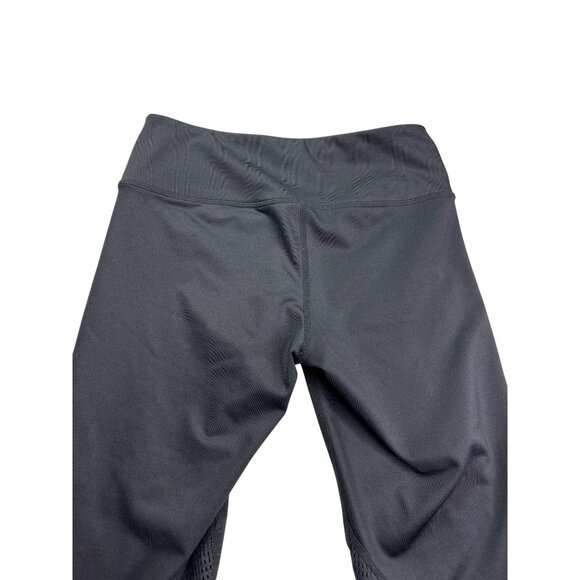 Z By Zella Black Mesh Insert Leggings With Iridescent Stripes XS Womens - Picture 7 of 9